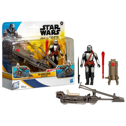 Hasbro STAR WARS - The Mandalorian Мотоцикл Speeder + фигурка G0372