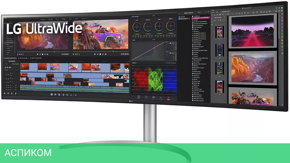 Монитор LG UltraWide 49WQ95X-W