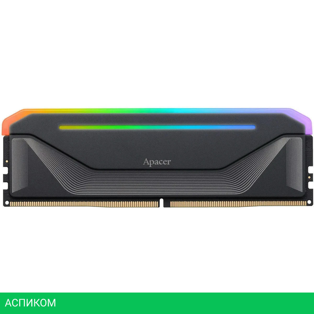 Оперативная память Apacer NOX RGB 16GB DDR5 DIMM PC5-44800 (AH5U16G56C522NBAA-1)