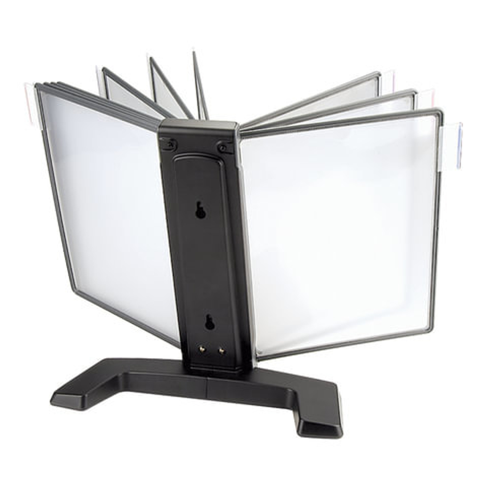 Демосистема настольная на 10 панелей, с 10 серыми панелями А4, BRAUBERG, 231234