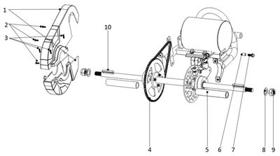 Запчасти G к квадроциклу Motax X16 E1000
