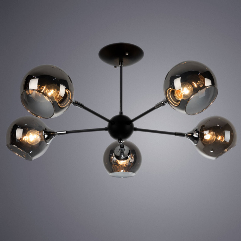 Люстра на штанге Arte Lamp A2708PL-5BK
