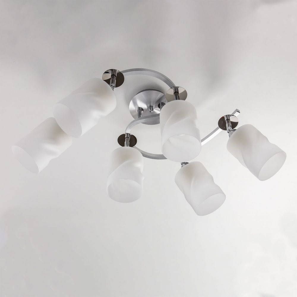 Citilux Сиерра CL119260 Люстра с поворотными плафонами Алюминий