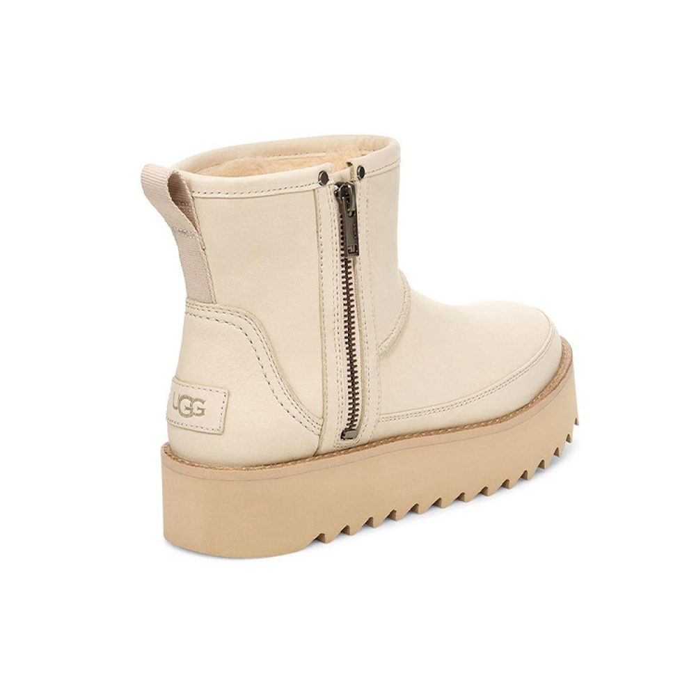 Сапоги UGG F19 Classic Rebel Biker Mini, 1105313-BONE