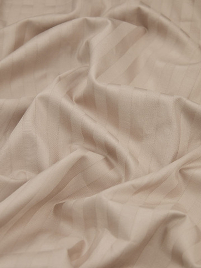 Страйп-Сатин, ш. 260 см, 130 гр/м2, кофе