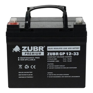 Аккумулятор ZUBR GP12-33
