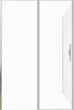 Душевой уголок Allen Brau Priority 3.31026.BA+3.31044.BA 90х90 стекло прозрачное/профиль брашированное серебро