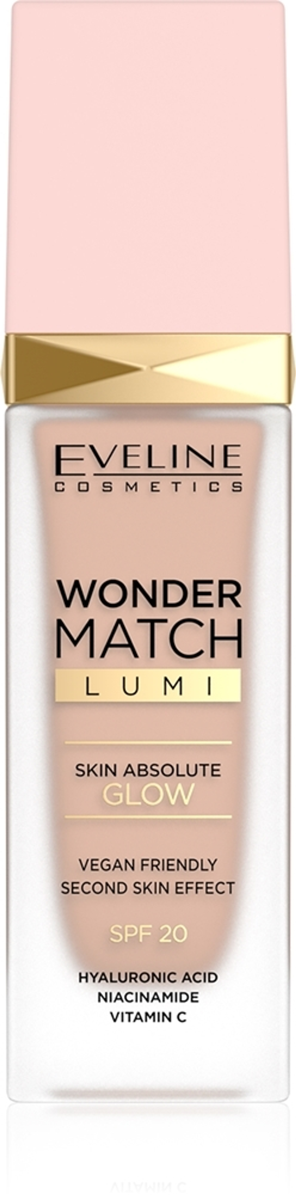 Eveline Cosmetics Wonder Match Lumi - Увлажняющая тональная основа с разглаживающим эффектом SPF 20, 30 ml
