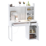 Надстройка для стола письменного КОМПИ, 105х17х65, белый