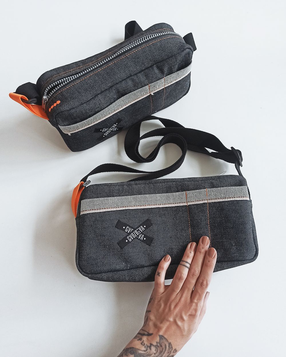 Сумка через плечо Gvozdeva Upcycle Denim