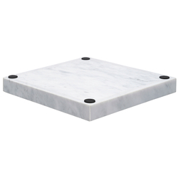 Поднос 25х25см Bergenson Bjorn Marm белый