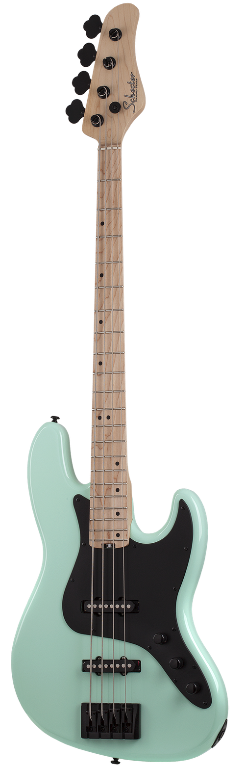 Schecter J-4  MAPLE FB SEA FOAM GREEN