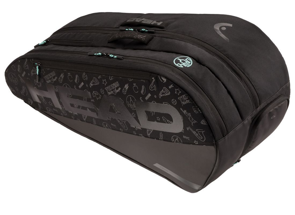 Теннисная сумка Head Tour Racquet Bag L - neon/black