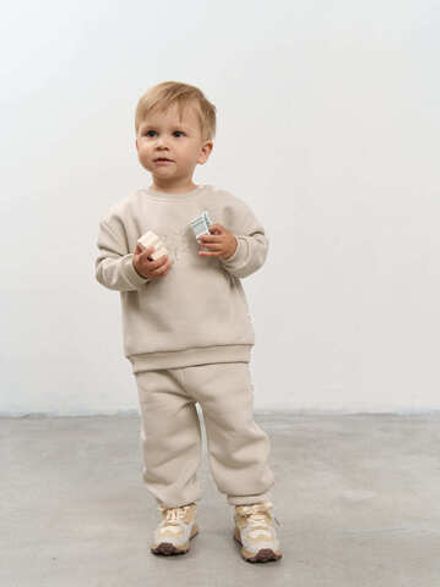 Джоггеры "Жемчуг" утепленные 0+