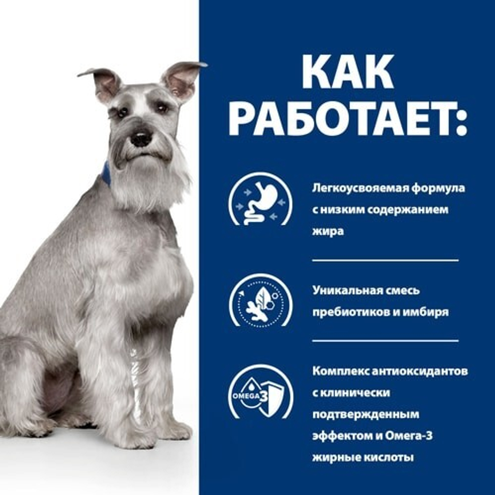 Hill's Canine i/d Low Fat - диета для собак с проблемами ЖКТ низкокалорийный