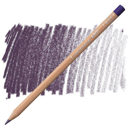 Caran d'Ache Luminance 6901. 129 Violet Brown