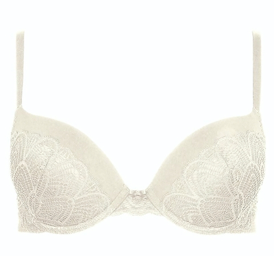 Кружевной бюстгальтер на косточках Grace (Размер: 34DD) (Цвет: пудровый)