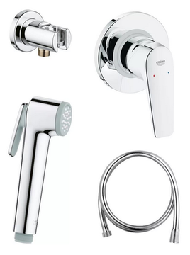 Гигиенический душ встраиваемый Grohe BauFlow 124900 хром