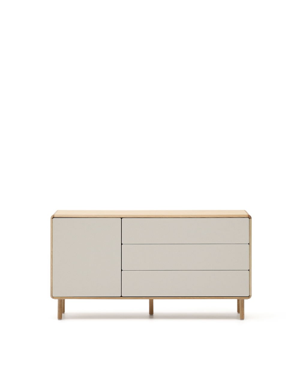 Сервант Anielle из массива и шпона ясеня 150 x 78 см