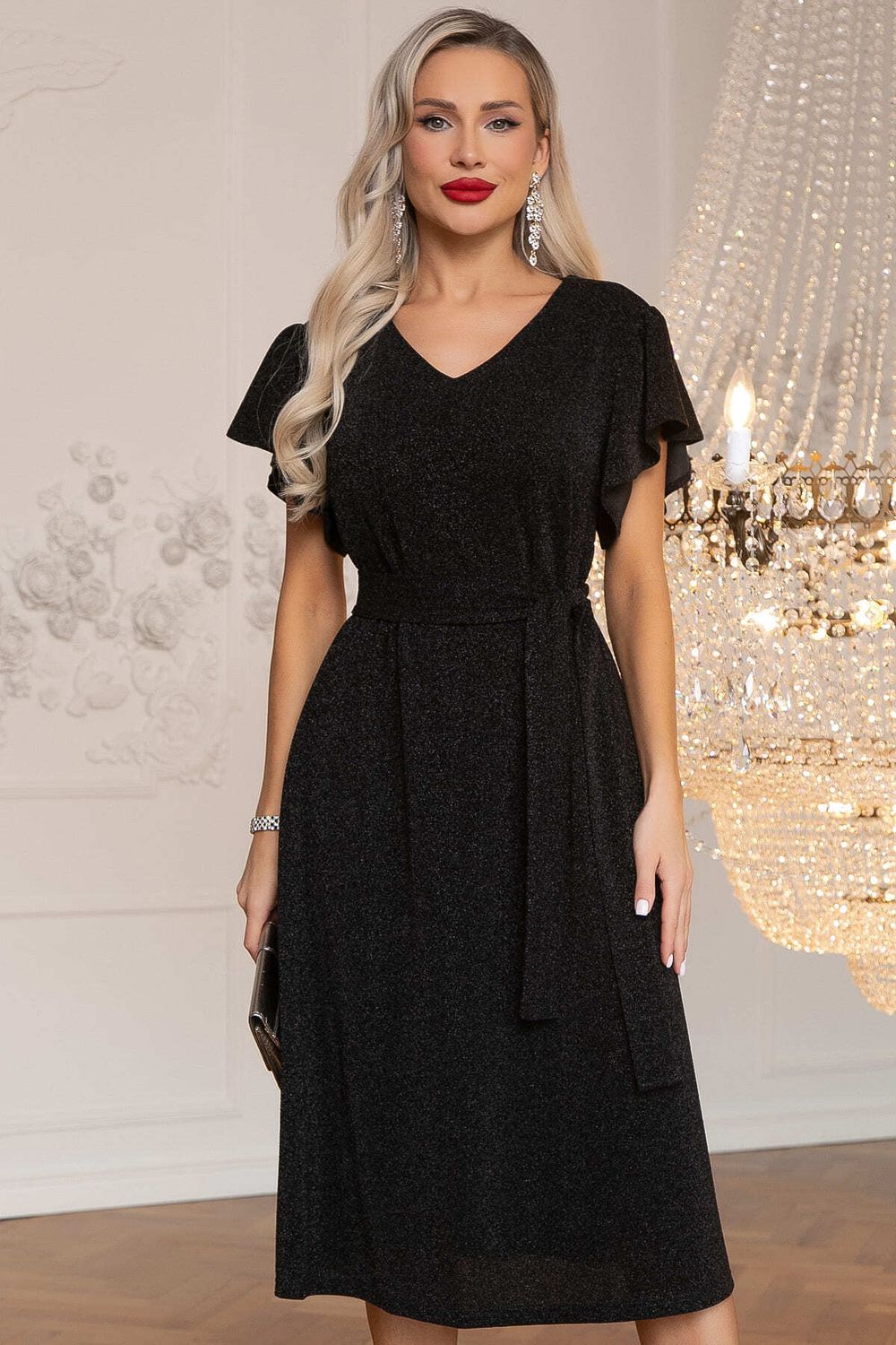 Платье вечернее Мелодия любви (черное) П14494-4М LT Collection