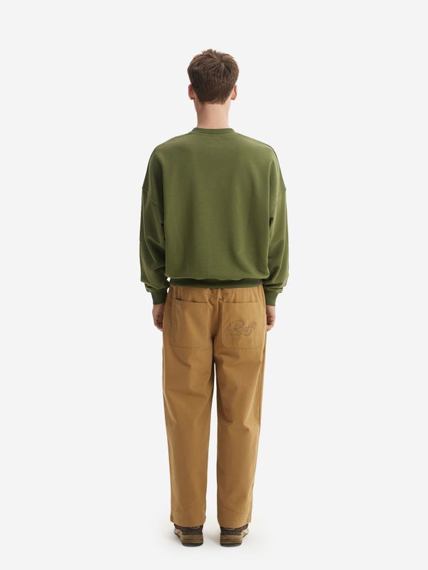 Толстовка Oversized хаки - фото 4