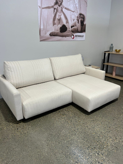 Уолтер диван УП с оттоманкой (1000 секция + оттоманка) Angora beige, ВариантКроя1, &lt;Р&gt; /