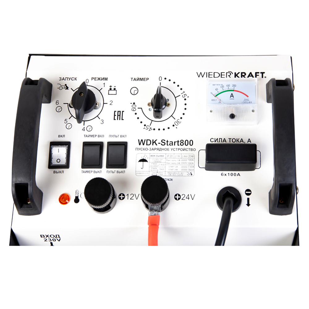 WDK-Start800 Пуско-зарядное устройство 760А, 12/24В