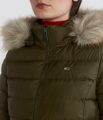 Пуховая куртка Tommy Jeans - оливковый(DW0DW08588)