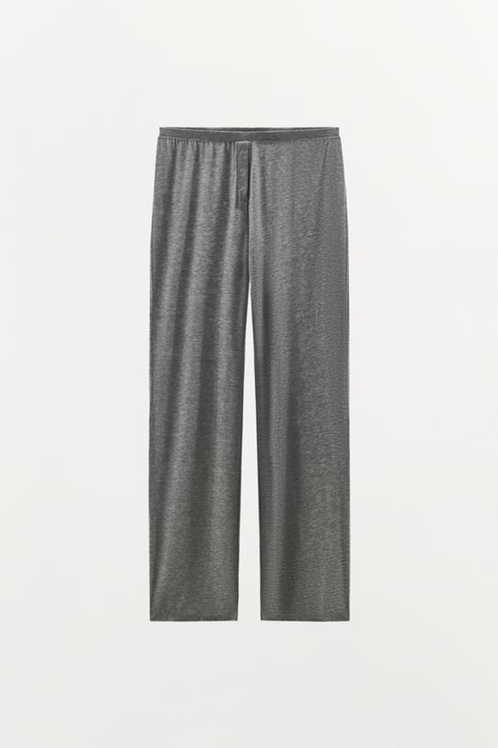 ZARA БРЮКИ ИЗ СМЕСИ ЛИОЦЕЛЛА С ПУГОВИЦАМИ, СЕРЫЙ