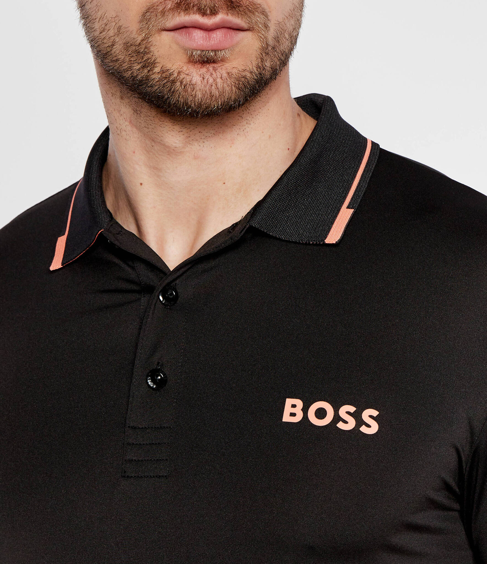 Поло Paul Pro BOSS GREEN - черный(50506203)