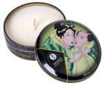 Массажная свеча Exotic Green Tea с ароматом зелёного чая - 30 мл.
