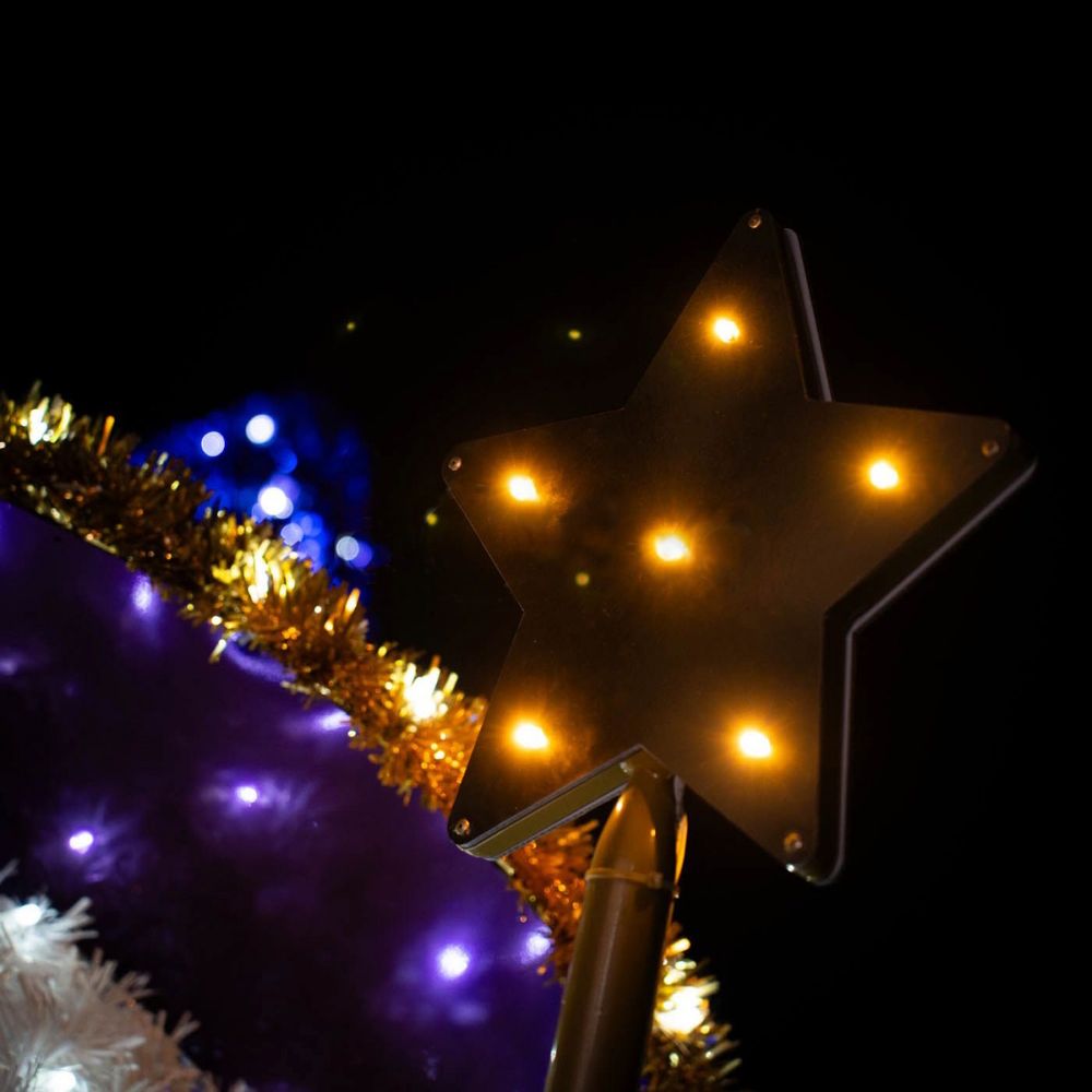 Светодиодный снеговик "Волшебник"