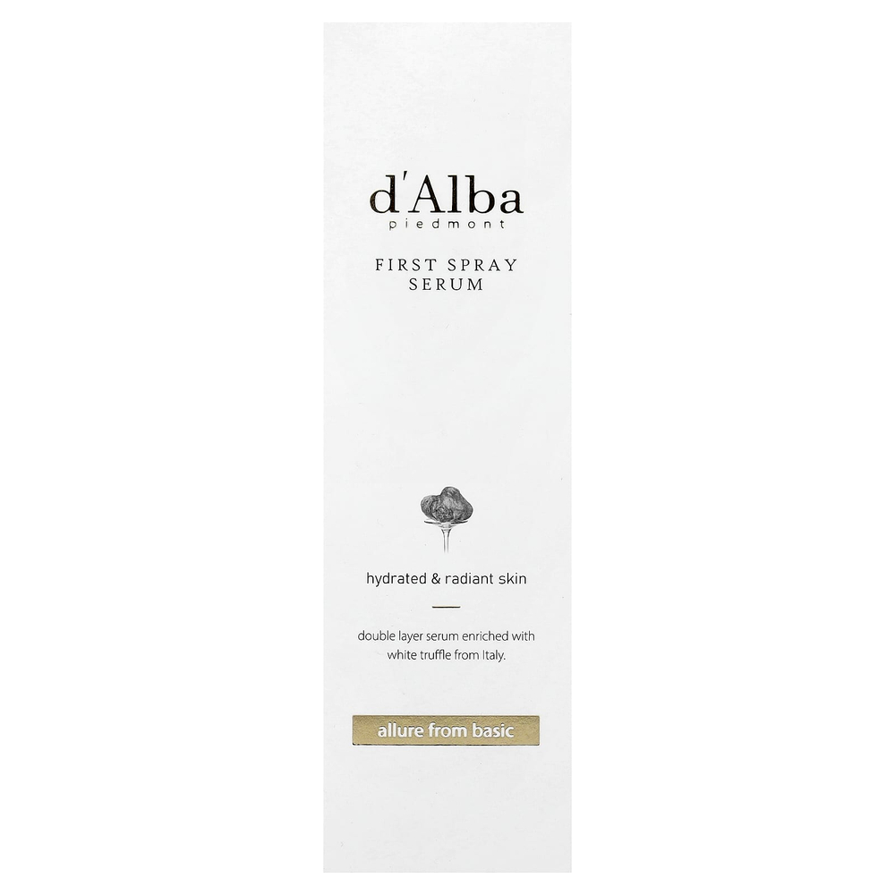 d'Alba, Сыворотка-спрей, 100 мл (3,38 жидк. унц.)