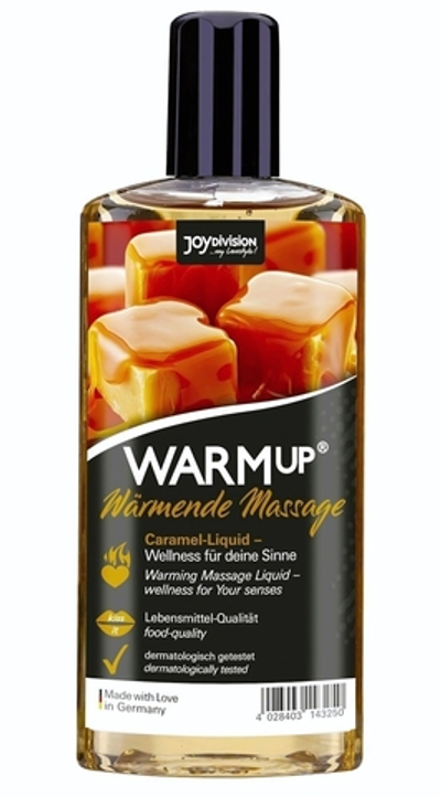 Разогревающее масло WARMup Caramel - 150 мл.
