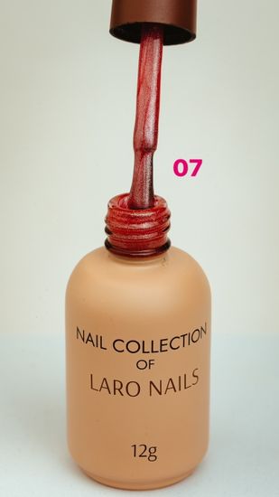 Laro nails cat eye rubber base 07 12мл.