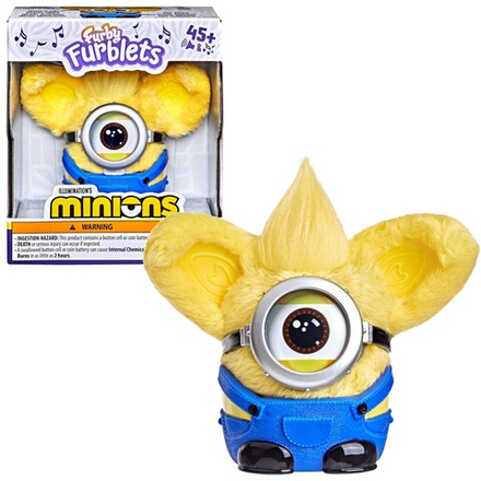 Интерактивная мягкая игрушка Hasbro Furby Furblets G3606 x Minions Миньон со звуком G3606