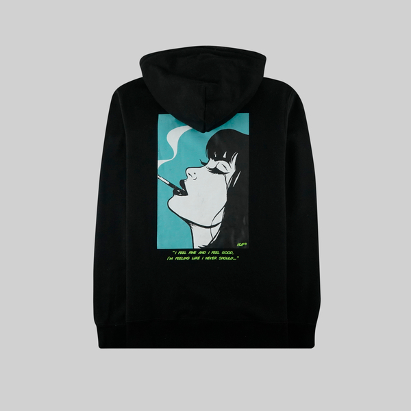 Толстовка мужская HUF I Feels Good артикул:PF00363-BLACK - купить в магазине Дайс