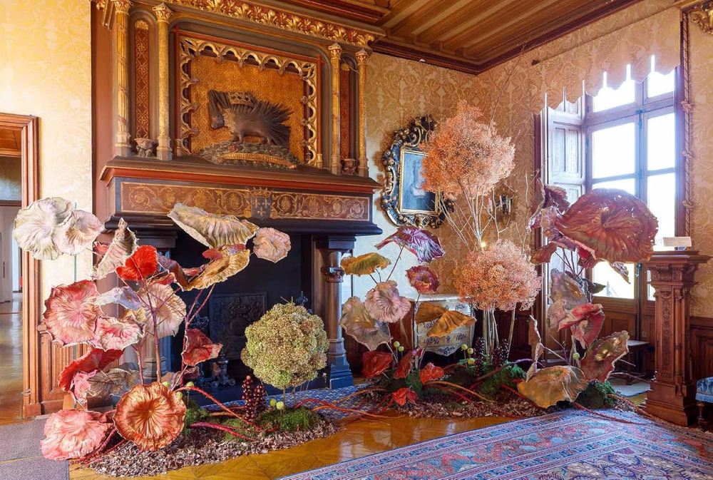 The Art of Flower Arranging. Chateau de Chaumont-sur-Loire