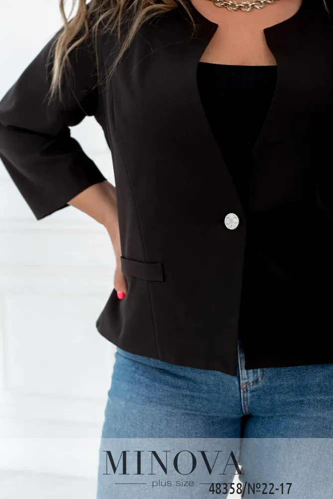 Пиджак 22-17-Черный Minova