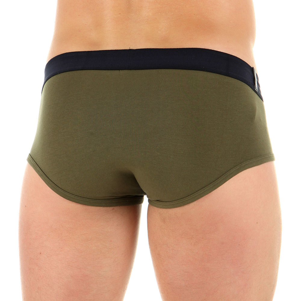 Трусы мужские брифы хаки DARKZONE DZN6910