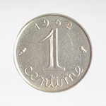 France, 1 Centime 1962 - 5th Republic, VF