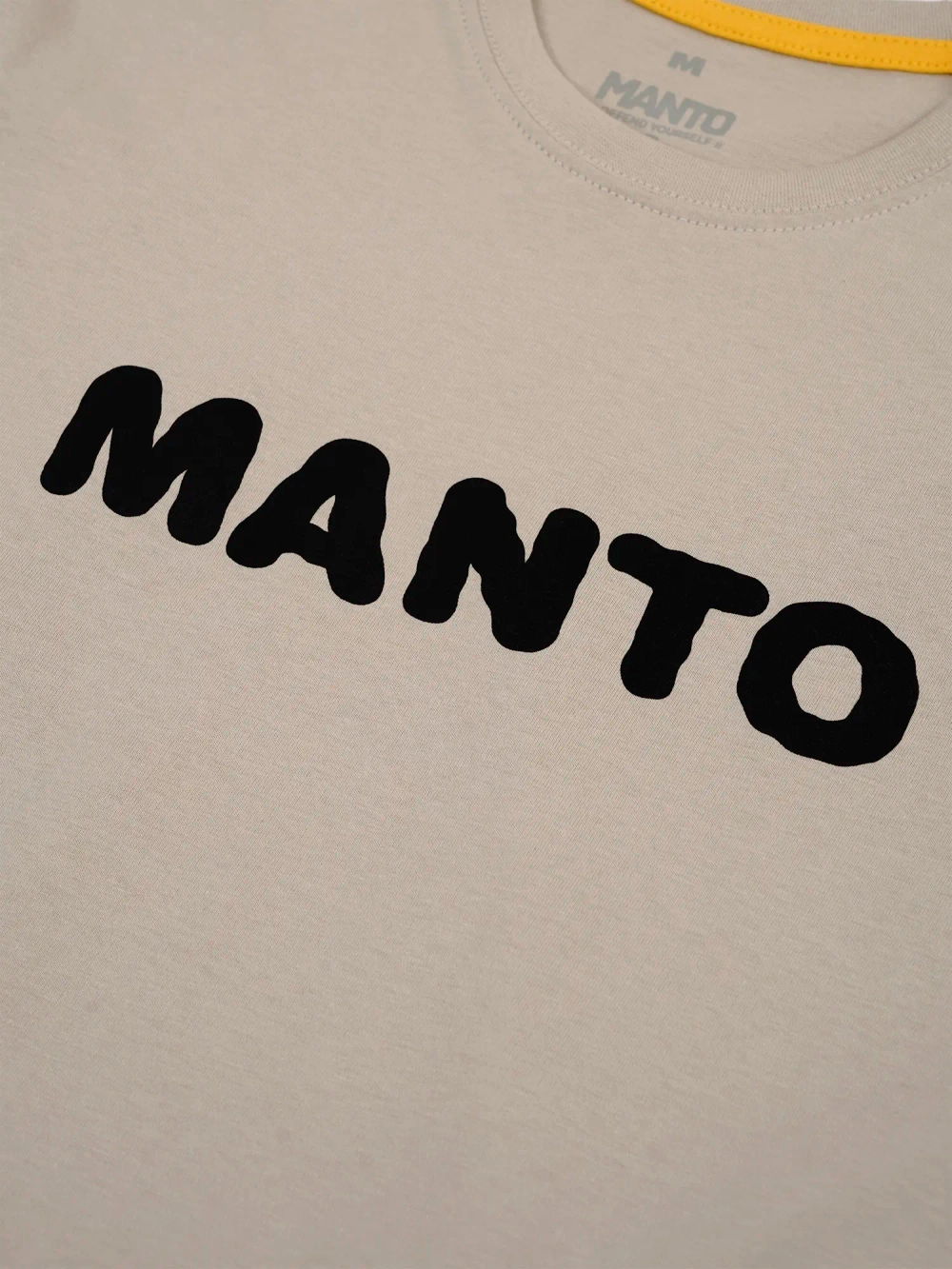 Футболка MANTO TIGER`S TAIL бежевая