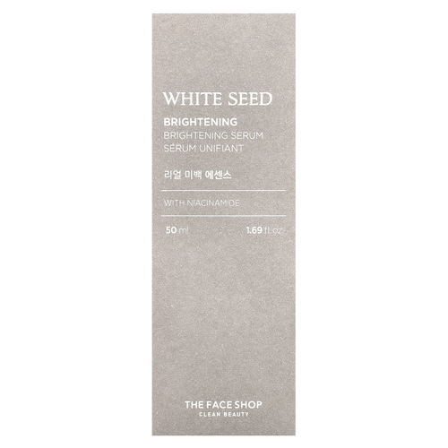 The Face Shop, White Seed, осветляющая сыворотка с ниацинамидом, 50 мл (1,69 жидк. Унции)