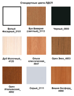 Угловой стеллаж от набора ''Модульный набор''