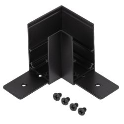 Соединитель ЭРА TRM-S20-CC BK для магнитного шинопровода угловой черный для системы NOVA | Магнитный шинопровод и аксессуары