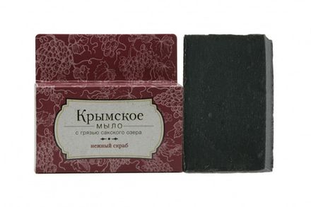 Мыло с грязью Сакского озера "Нежный скраб"