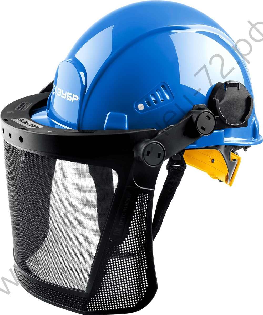 ЗУБР ЗАСЛОН-С экран из мелкоячеистой сетки 190х339мм, для крепления на каске, защитный лицевой щиток, Профессионал (110855)