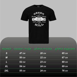 TSB-10438 Футболка GREEN HILL FIGHT WEAR 1964 черная
