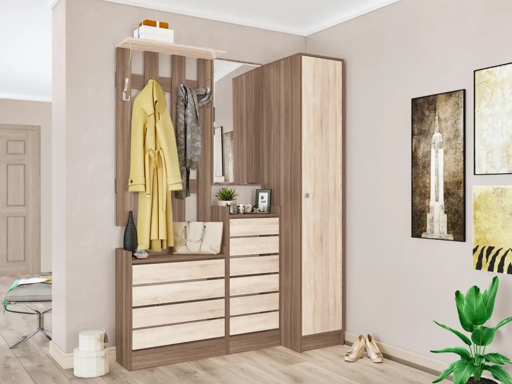 Зеркало Ямайка ЯПЗ-1, ясень шимо