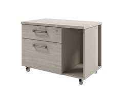 Тумба подкатная 800х450х568 D-292 Акация Морава/Кашемир серый